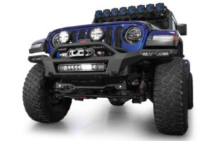 Jeep Gladiator JT Bumper - Rear - Addictive Desert Designs - Phantom Winch - Hammer Black - `18-`24